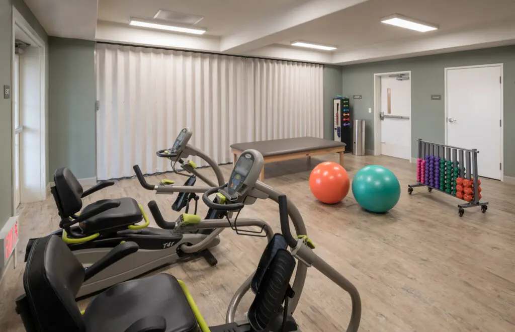 Gym at Charter Senior Living of Brookfield
