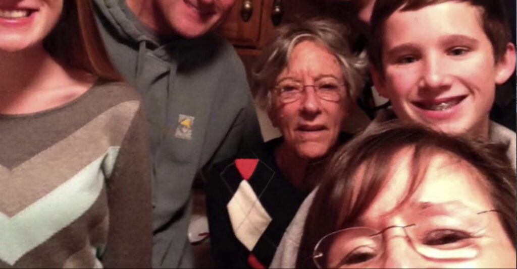 Charter Senior Living of Brookfield Video Thumbnail Family Group Surrounded by senior living resident